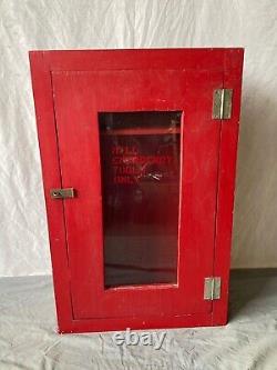 VTG Wood Wall Mounted Mill Emergency Tool Medicine Cabinet Old Cupboard 719-25B