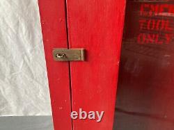 VTG Wood Wall Mounted Mill Emergency Tool Medicine Cabinet Old Cupboard 719-25B