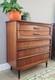 Vaughan Bassett Mid Century Modern Highboy Dresser 4 Drawers