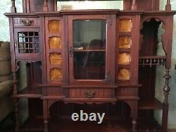 Victorian Aesthetic Movement Cherry Display Cabinet