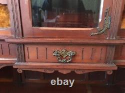 Victorian Aesthetic Movement Cherry Display Cabinet