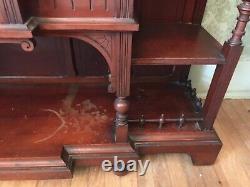 Victorian Aesthetic Movement Cherry Display Cabinet
