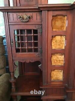 Victorian Aesthetic Movement Cherry Display Cabinet