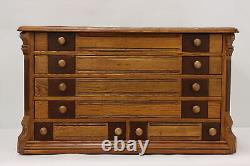 Victorian Antique Ash Spool, Jewelry or Collector Cabinet #51940