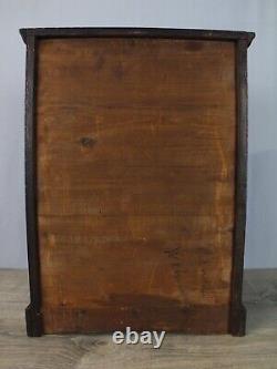 Victorian Antique Miniature Wardrobe Cabinet in Walnut w Original Finish