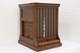 Victorian Antique Oak Roll Top General Store Spool Cabinet #56086