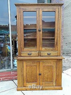Victorian Antique cupboard cabinet Wisconsin Made