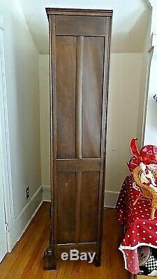 Victorian Antique single door & drawer Cupboard pantry wardrobe cabinet closet 2