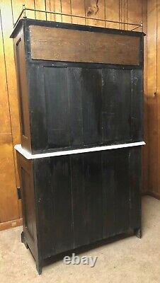 Victorian Era Multi Drawer Dental Cabinet with Marble Surface area