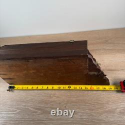 Victorian Farmhouse Antique Oak Medicine or Jewelry Chest Corner 19 Tall