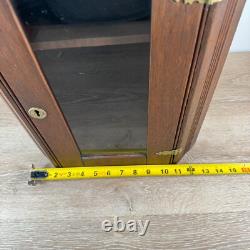 Victorian Farmhouse Antique Oak Medicine or Jewelry Chest Corner 19 Tall