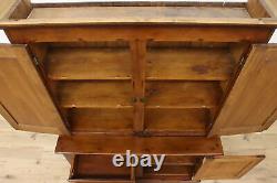 Victorian Farmhouse Antique Pine Cupboard Pantry Cabinet #53105