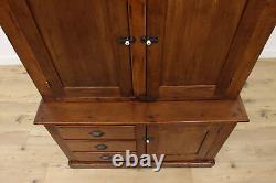 Victorian Farmhouse Antique Pine Cupboard Pantry Cabinet #53105