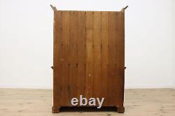 Victorian Farmhouse Antique Pine Cupboard Pantry Cabinet #53105