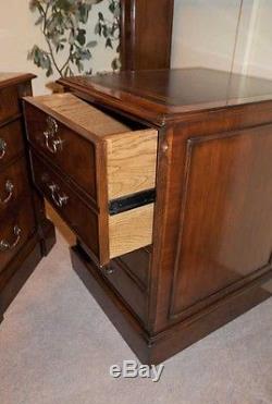 Victorian Mahogany Office File Cabinet Drawer Chest Filing Cabinets