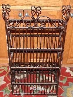 Victorian Style Bakers Rack Miniature Size Bakers Rack 4 Shelves Scroll Designs