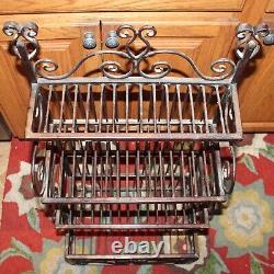 Victorian Style Bakers Rack Miniature Size Bakers Rack 4 Shelves Scroll Designs