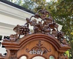 Victorian Walnut Marble Top Etagere