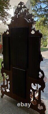 Victorian Walnut Marble Top Etagere