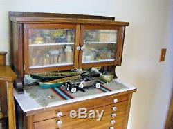 Vintage 11 Drawer Dental Cabinet