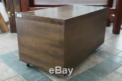 Vintage 15 Drawers Wooden Card Catalog Cabinet/ Library File Cabinet- Organize
