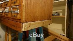 Vintage 15 drawer library card catalog cabinet