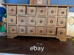 Vintage 18 Drawer Apothecary Chest/Cabinet