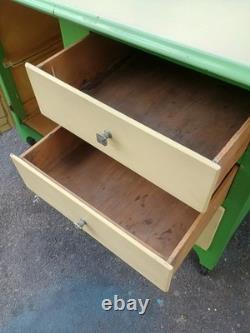 Vintage 1930's Hoosier With Cathedral or Dome Top and Clock