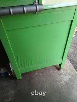 Vintage 1930's Hoosier With Cathedral or Dome Top and Clock