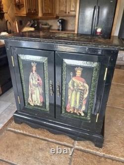 Vintage 19th Century Renaissance Russian Style Cabinet