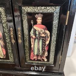 Vintage 19th Century Renaissance Russian Style Cabinet 15.5L 7 D 15 H