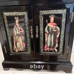 Vintage 19th Century Renaissance Russian Style Cabinet 15.5L 7 D 15 H