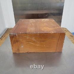 Vintage 2 Drawer Library Index Card Catalog 4x6