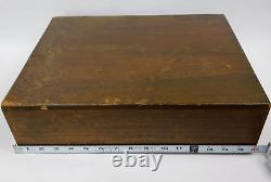 Vintage 2-Drawer Wood Wooden Card Catalog Cabinet for 3x5 Cards