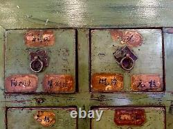 Vintage 28 Drawer Chinese Apothecary Chest, Console, Filing Cabinet. SALE