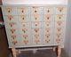 Vintage 30 Drawer Library Bureau Solemakers Card Catalogue