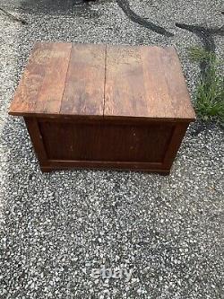 Vintage 4 Drawer Card Catalog Cabinet Library 23x17x15 +/