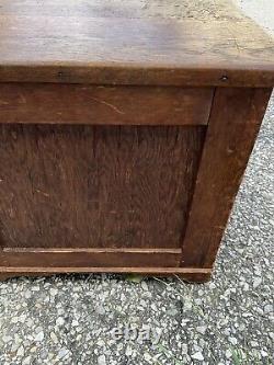 Vintage 4 Drawer Card Catalog Cabinet Library 23x17x15 +/