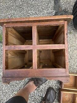 Vintage 4 Drawer Card Catalog Cabinet Library 23x17x15 +/