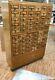 Vintage 60 Drawer Library Card Catalog 60 T X 40 W X 19 D Local Pickup Only
