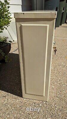 Vintage A. S. Aloe Art Deco Medical Cabinet Steel/Glass Floor/Wall Hanging