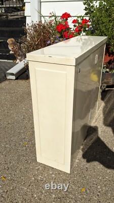 Vintage A. S. Aloe Art Deco Medical Cabinet Steel/Glass Floor/Wall Hanging