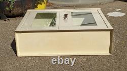 Vintage A. S. Aloe Art Deco Medical Cabinet Steel/Glass Floor/Wall Hanging