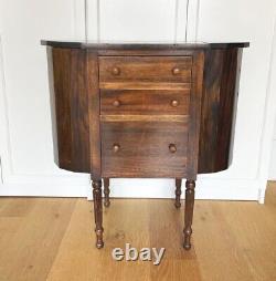 Vintage/Antique Mahogany Martha Washington Sewing Cabinet Stand Table