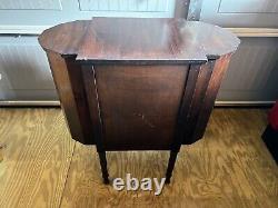 Vintage/Antique Mahogany Martha Washington Sewing Cabinet Stand Table