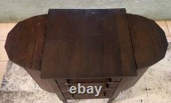 Vintage/Antique Mahogany Martha Washington Sewing Cabinet Stand Table