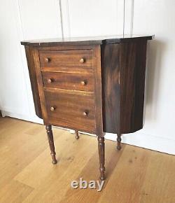 Vintage/Antique Mahogany Martha Washington Sewing Cabinet Stand Table