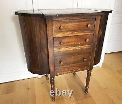 Vintage/Antique Mahogany Martha Washington Sewing Cabinet Stand Table