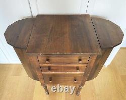 Vintage/Antique Mahogany Martha Washington Sewing Cabinet Stand Table