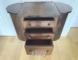 Vintage/Antique Mahogany Martha Washington Sewing Cabinet Stand Table